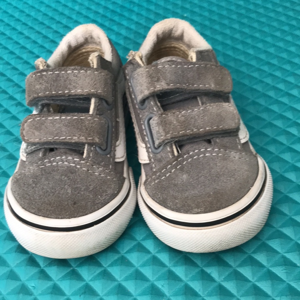 VANS Old Skool Baby Boy Doble Strap Suede Upper Shoes | 5 - Picture 2 of 11